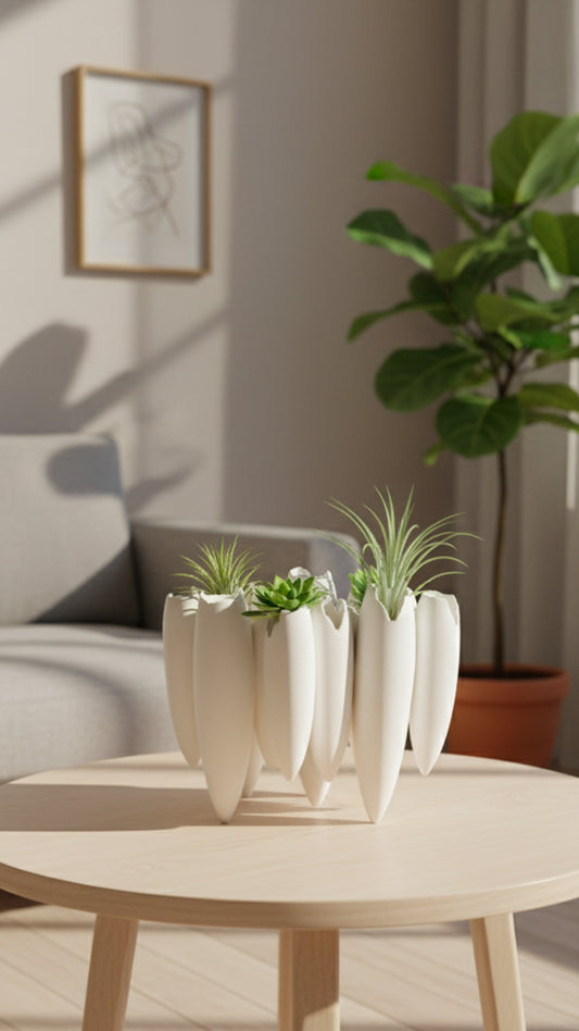 "Tusk Cluster" Sculptural Multi Designer Vase IDC243-A9