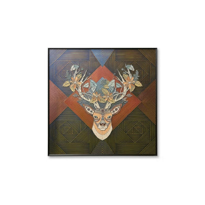 Deer Head Framed Wall Art IDC118-A11