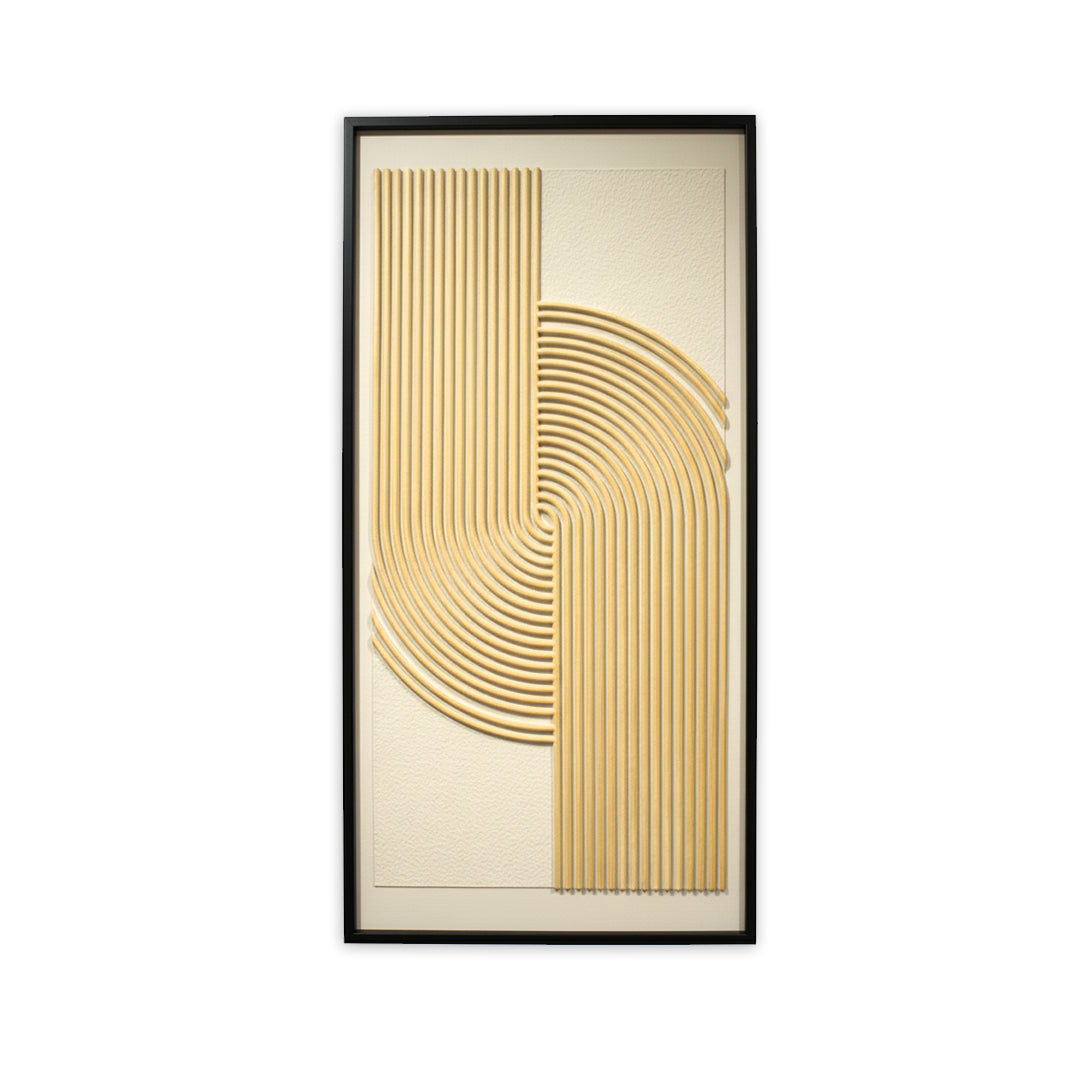 Natural Wood Swirl Relief  Frame IDC121-A34