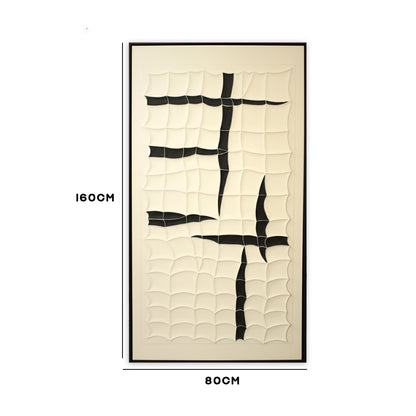 Abstract Grid Wall Frame IDC121-A35