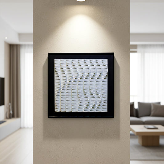 Abstract Textured Wall Frame IDC170-A128