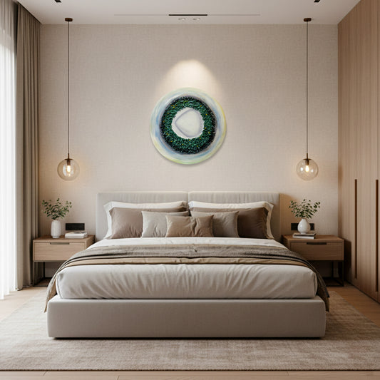 Circular Textured Wall Frame IDC170-A140