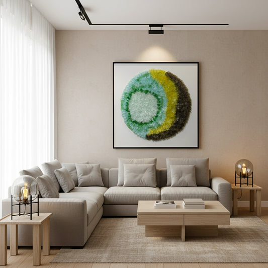 Geode Crystal Burst 3D Wall Frame IDC170-A145