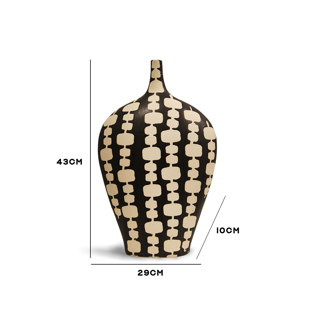 Patterned Urn  Showpiece IDC179-A51