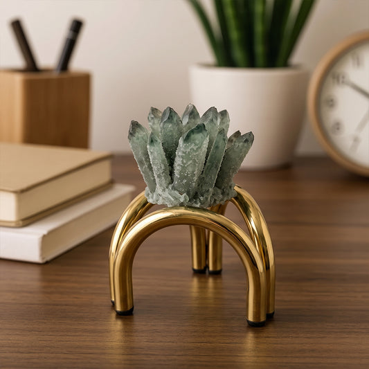Green Crystal Cluster Showpiece IDC201-A227