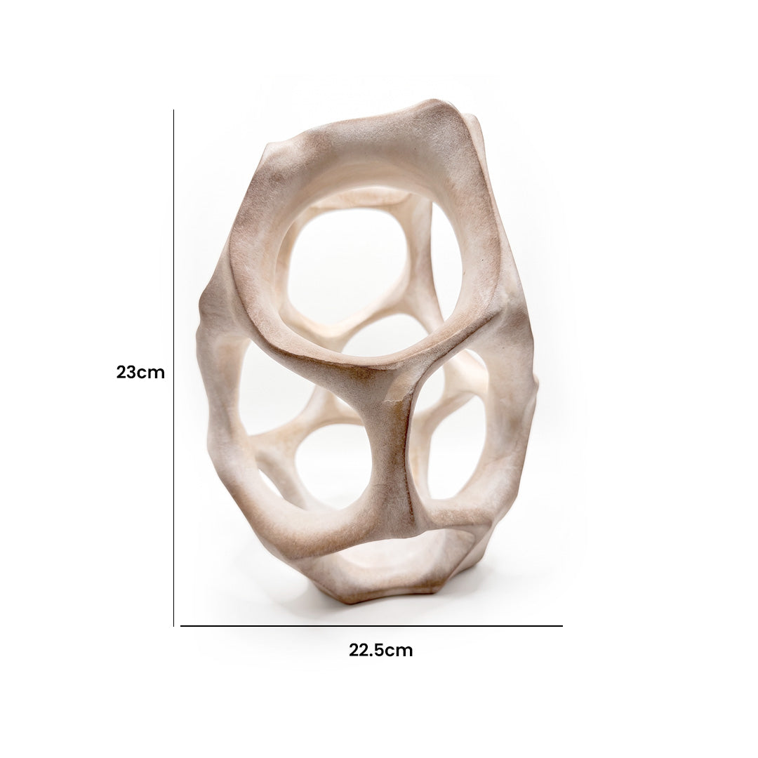 White Textured Showpiece IDC201-A236