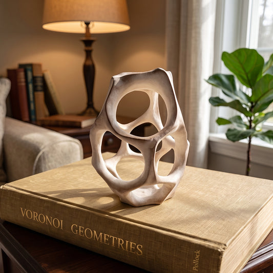White Textured Showpiece IDC201-A236