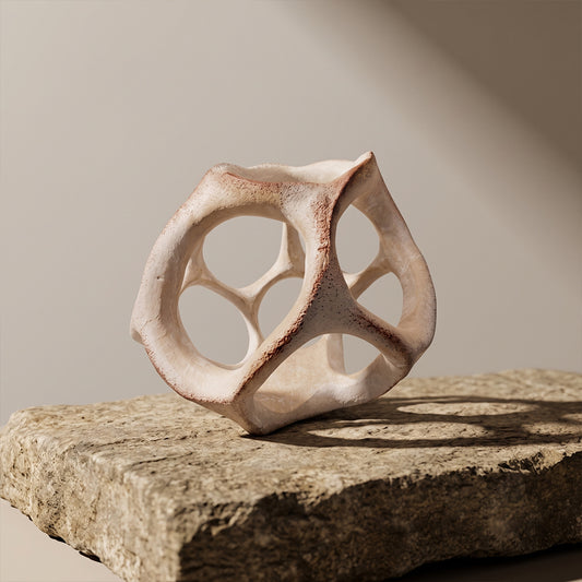 White Textured Showpiece IDC201-A237