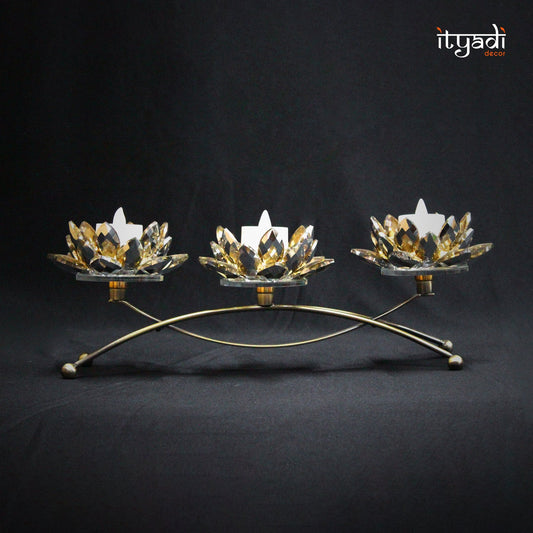 Crystal Candle Holder IDC207-A16