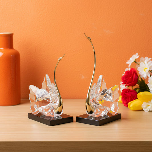 Crystal Swan Showpiece IDC208-A33