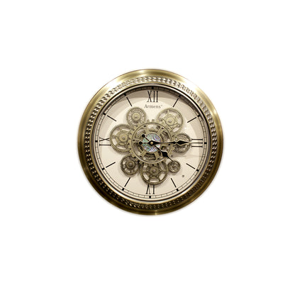 Antique Brass Convex Wall Clock IDC214-A19