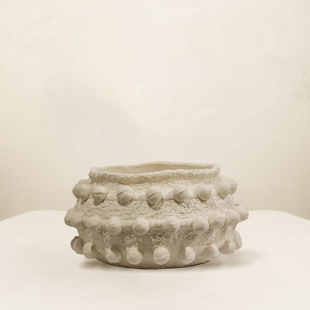 "Astra" Studded Ceramic Bowl - IDC243-A20