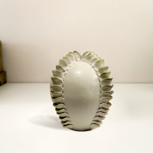 Fossil Spine Sculptural Ceramic Vase Small - IDC243-A29