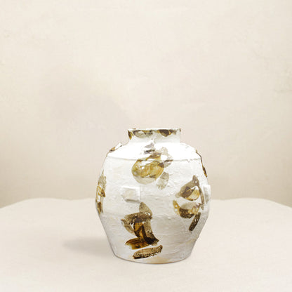 "Wabi-Sabi Earth" Rustic Ceramic Vase Large IDC243-A3