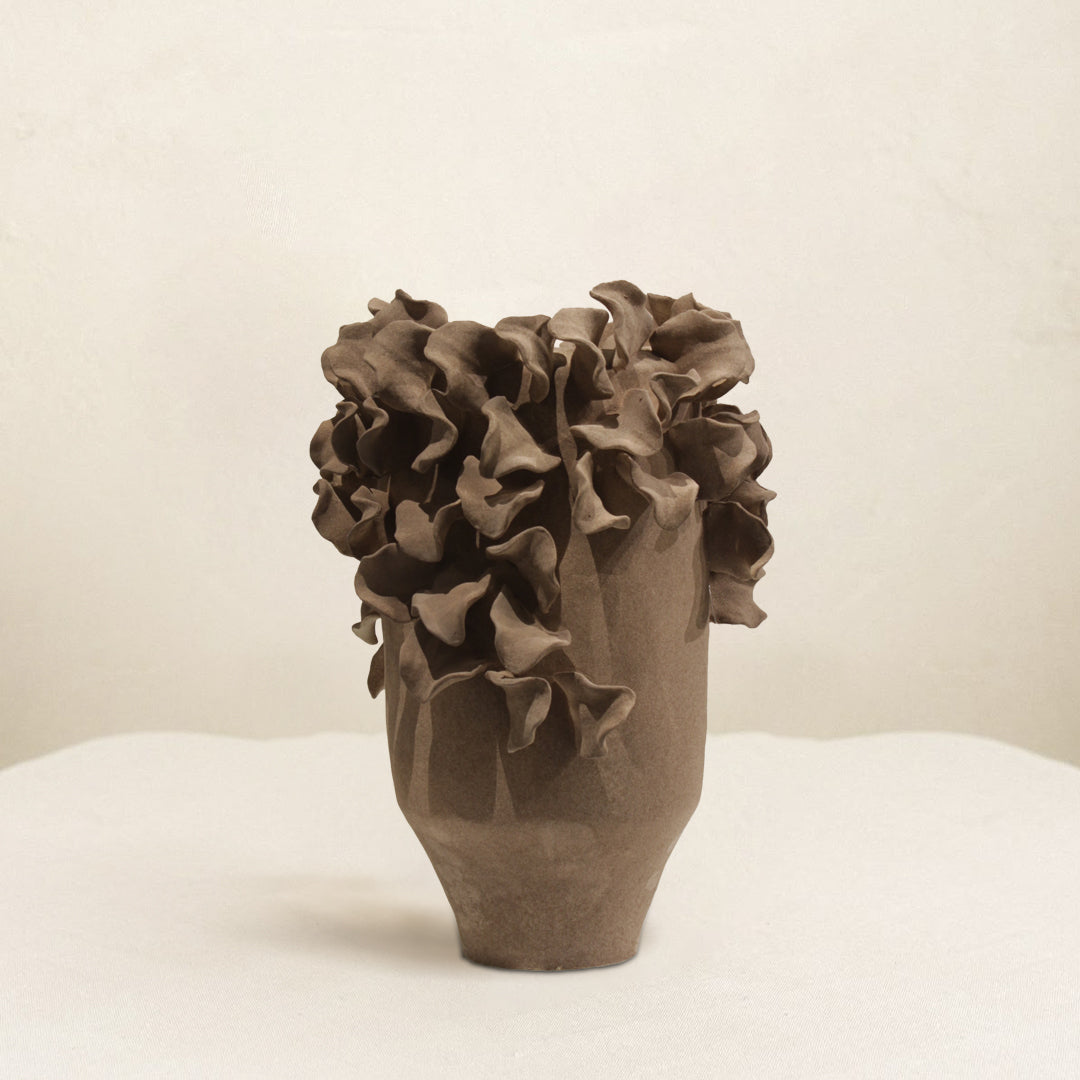 Terra Petal Sculptural Vase  IDC243-A34
