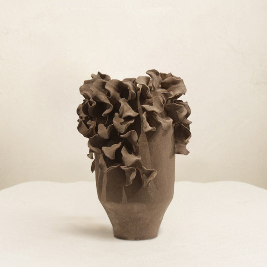 Terra Petal Sculptural Vase  IDC243-A34