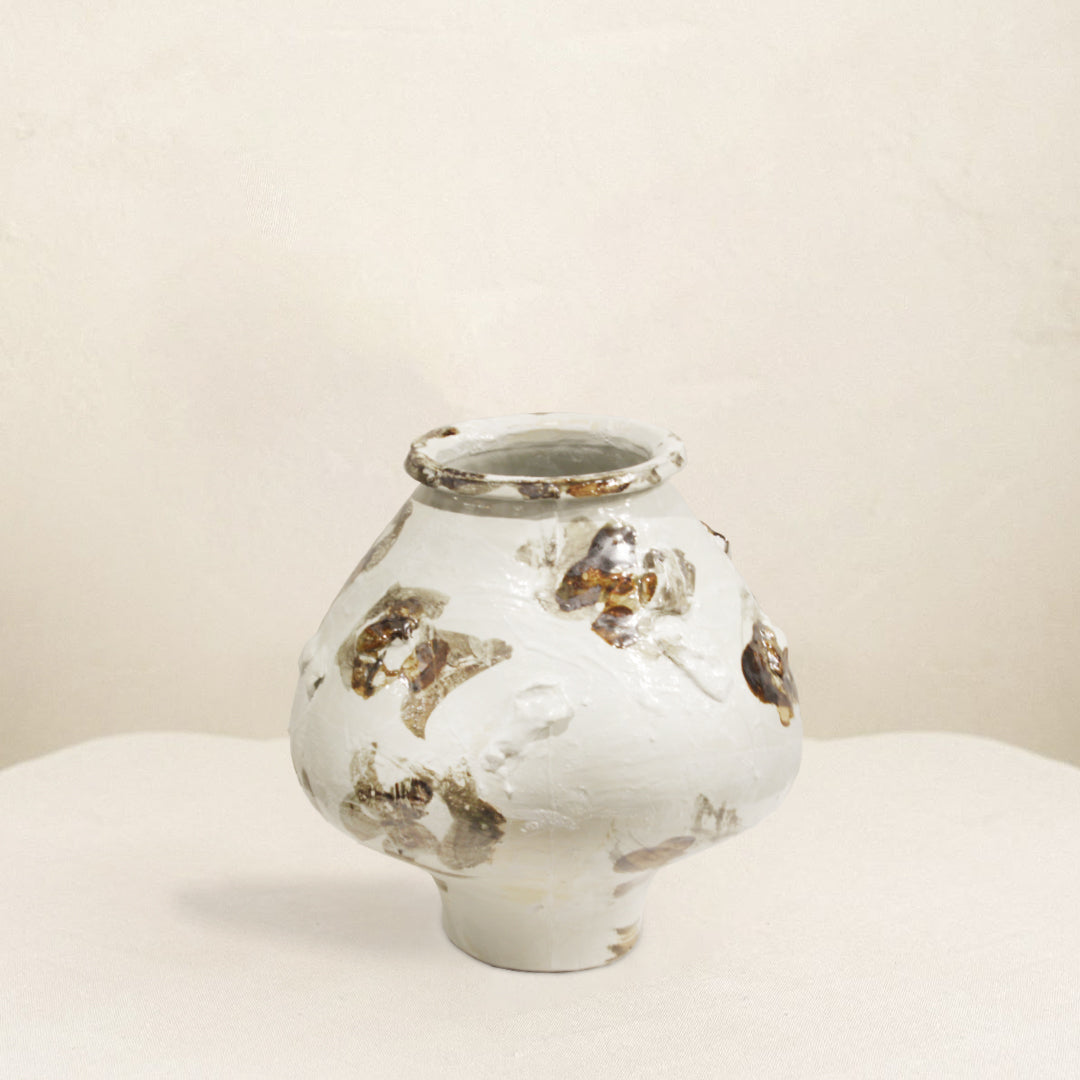 "Wabi-Sabi Earth" Rustic Designer Vase IDC243-A4