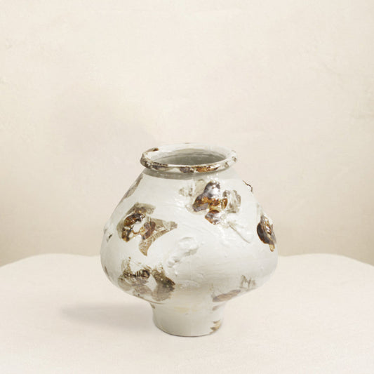 "Wabi-Sabi Earth" Rustic Designer Vase IDC243-A4