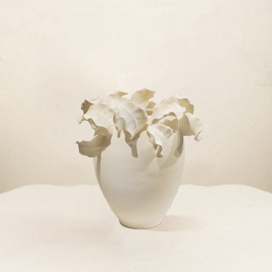 "Magnolia Bloom" Sculptural  Designer Vase IDC243-A6