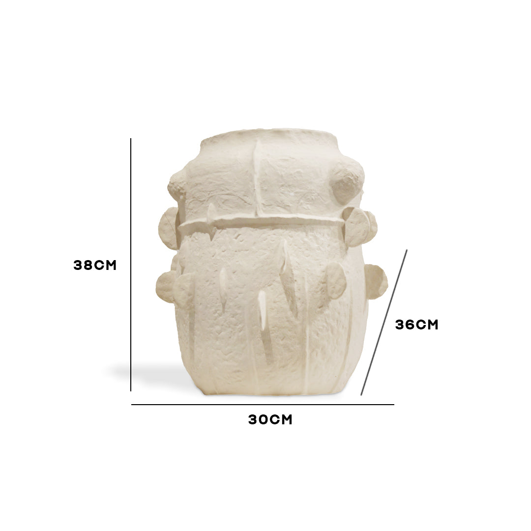 Runic Primitive Ceramic Designer Vase IDC243-A7