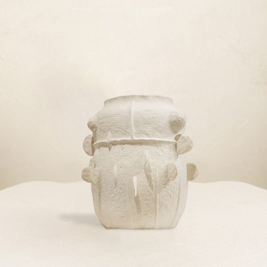 Runic Primitive Ceramic Designer Vase IDC243-A7