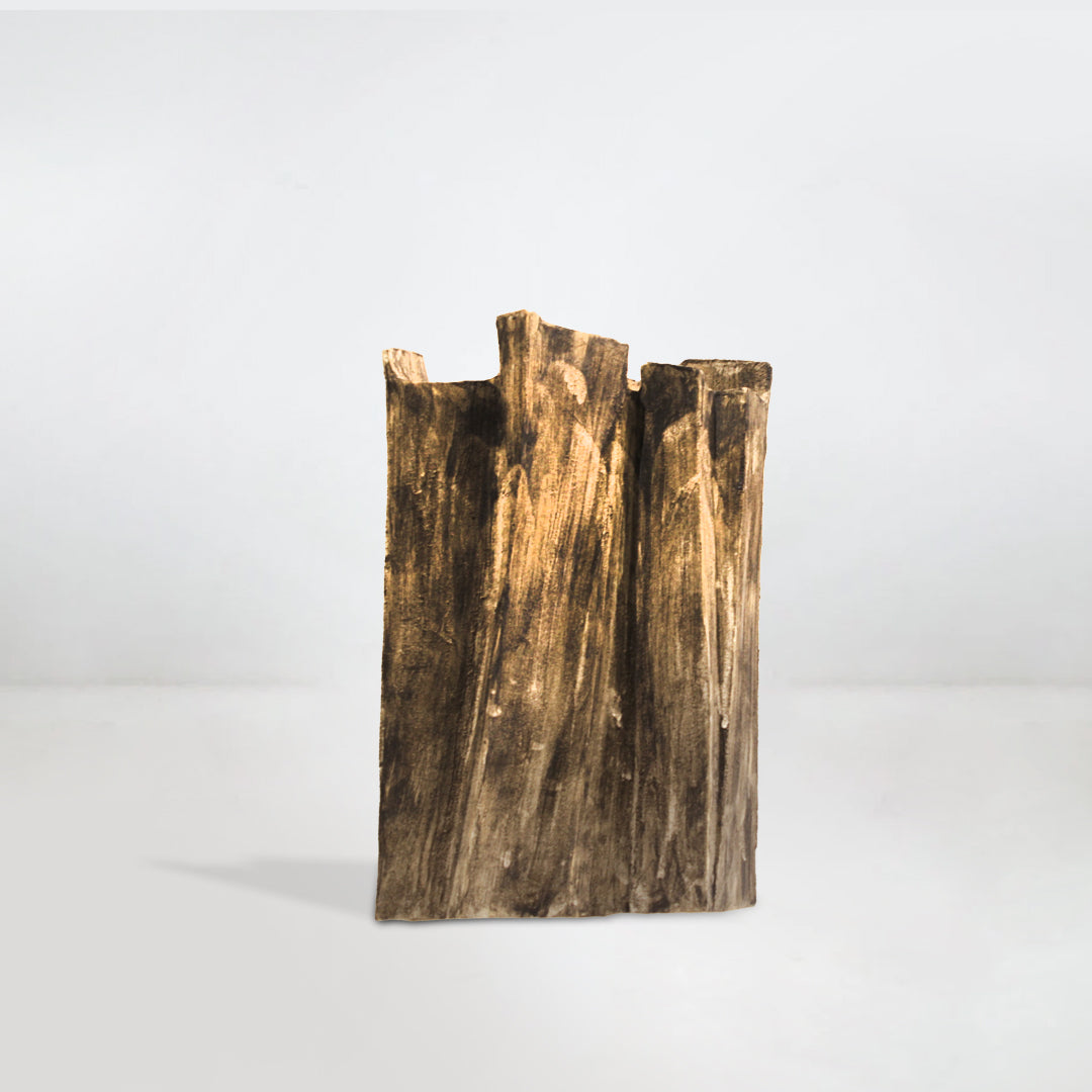 "Monolith" Brutalist Ceramic Vase IDC243-A8