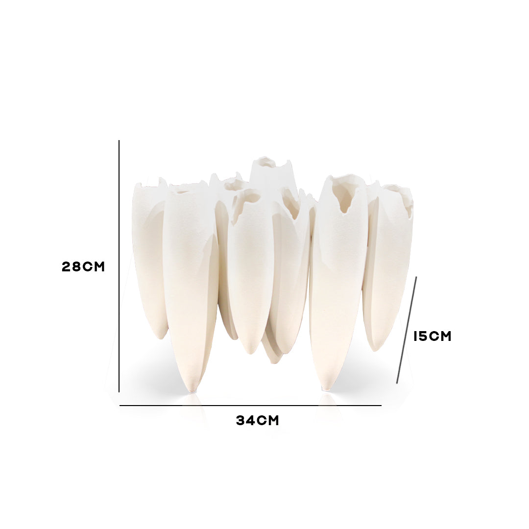 "Tusk Cluster" Sculptural Multi Designer Vase IDC243-A9