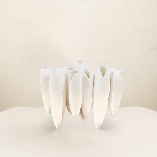 "Tusk Cluster" Sculptural Multi Designer Vase IDC243-A9
