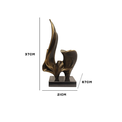 Elegant Swirl Sculptured Showpiece IDC244-A22