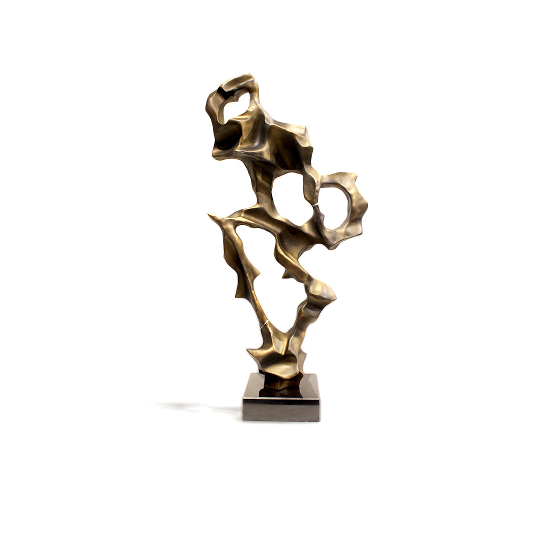 Flowing Form Gold Finish Showpiece IDC244-A26