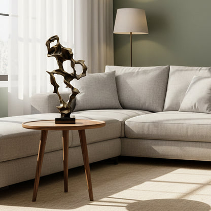 Flowing Form Gold Finish Showpiece IDC244-A26