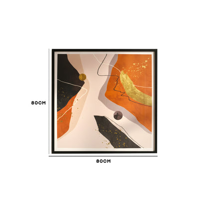 Abstract Modern Art Print Wall Frame IDC62-A110