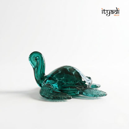 Glass Turtle Showpiece IDC67-A155