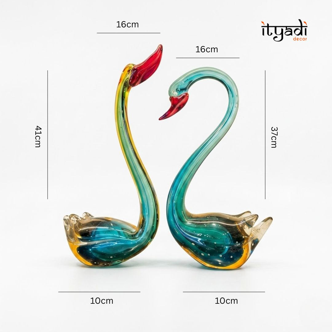 Swan Pair Showpiece IDC67-A198