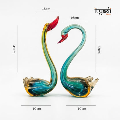 Swan Pair Showpiece IDC67-A198