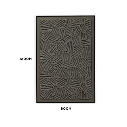 Abstract Cross Relief Wal Frame IDC121-A32
