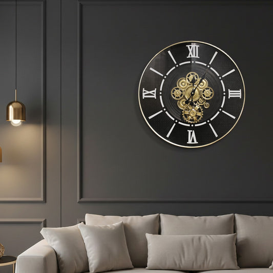 Black Designer Wall Clock IDC209-A11
