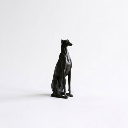 Black Greyhound Dog Showpiece IDC71-A229
