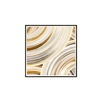 Golden Swirl Abstract Luxe Wall Art IDC62-A92
