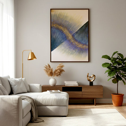 Shimmering Abstract Wall Frame IDC121-A2