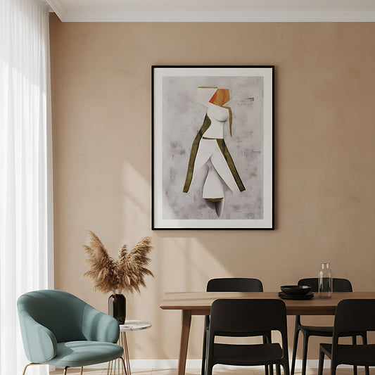 Abstract Silhouette Framed Wall Art IDC62-A100