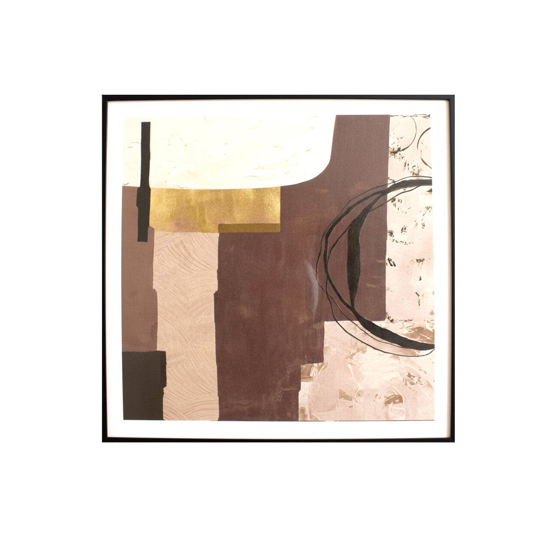 Abstract Earth-Tone Wall Art IDC62-A114