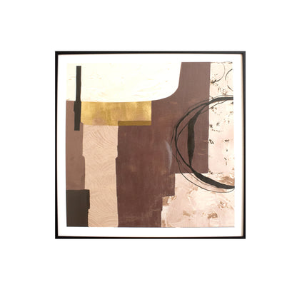 Abstract Earth-Tone Wall Art IDC62-A114