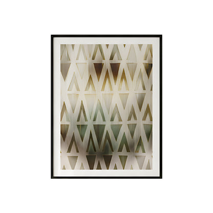 Triangle Pattern Framed Wall Frame IDC62-A99