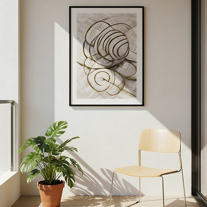 Abstract Spiral Wall Art IDC62-A101