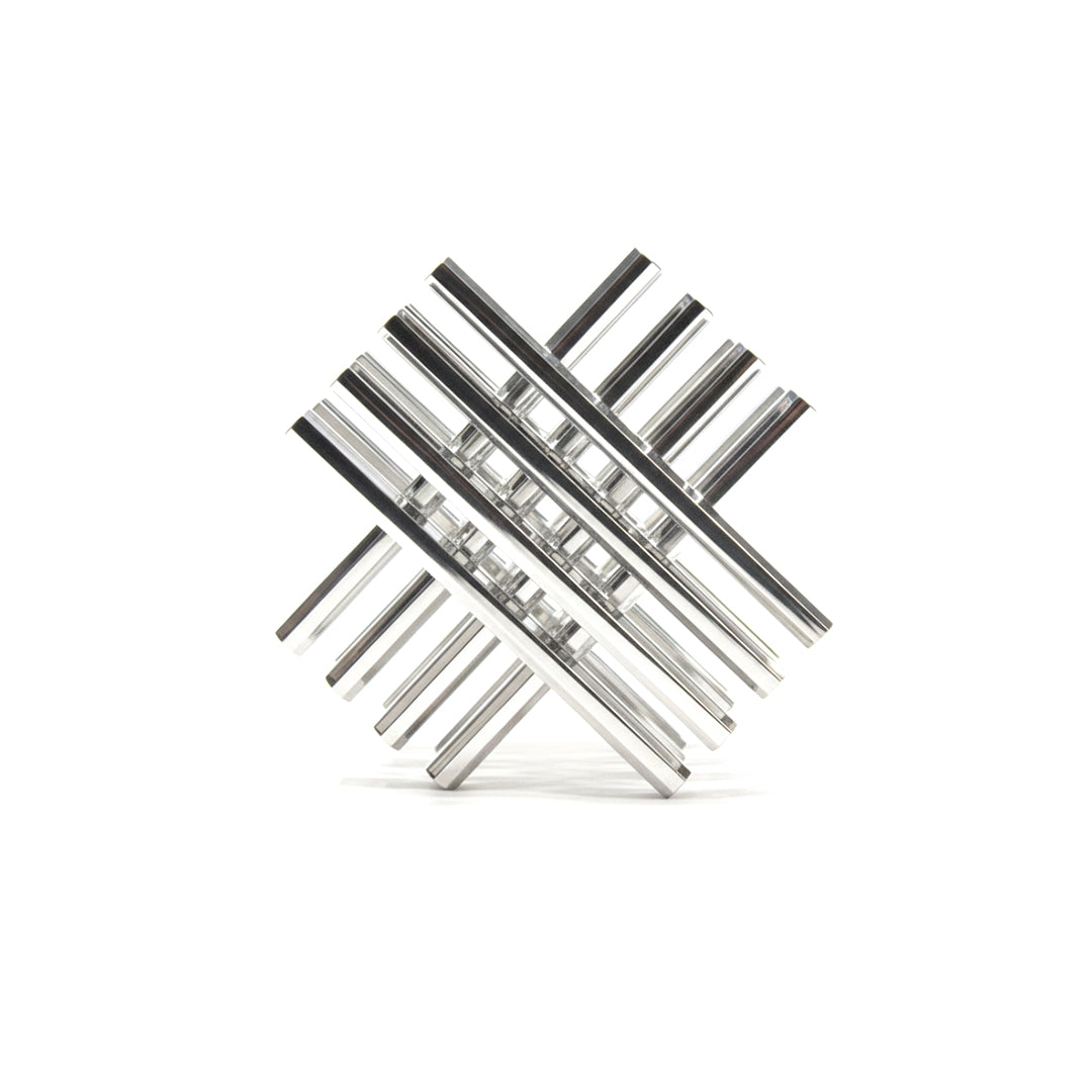Chrome Grid Abstract Showpiece IDC136-A22
