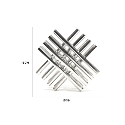 Chrome Grid Abstract Showpiece IDC136-A22