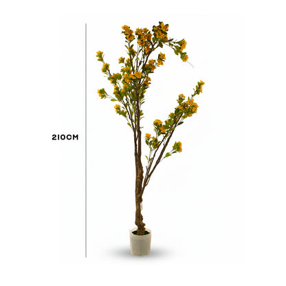 Yellow Blossom Artificial Plant IDC241-A5
