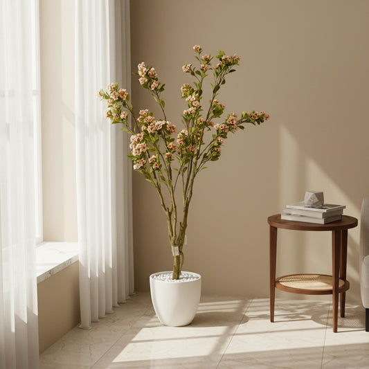 Blush Pink Bloom Artificial Plant IDC241-A6