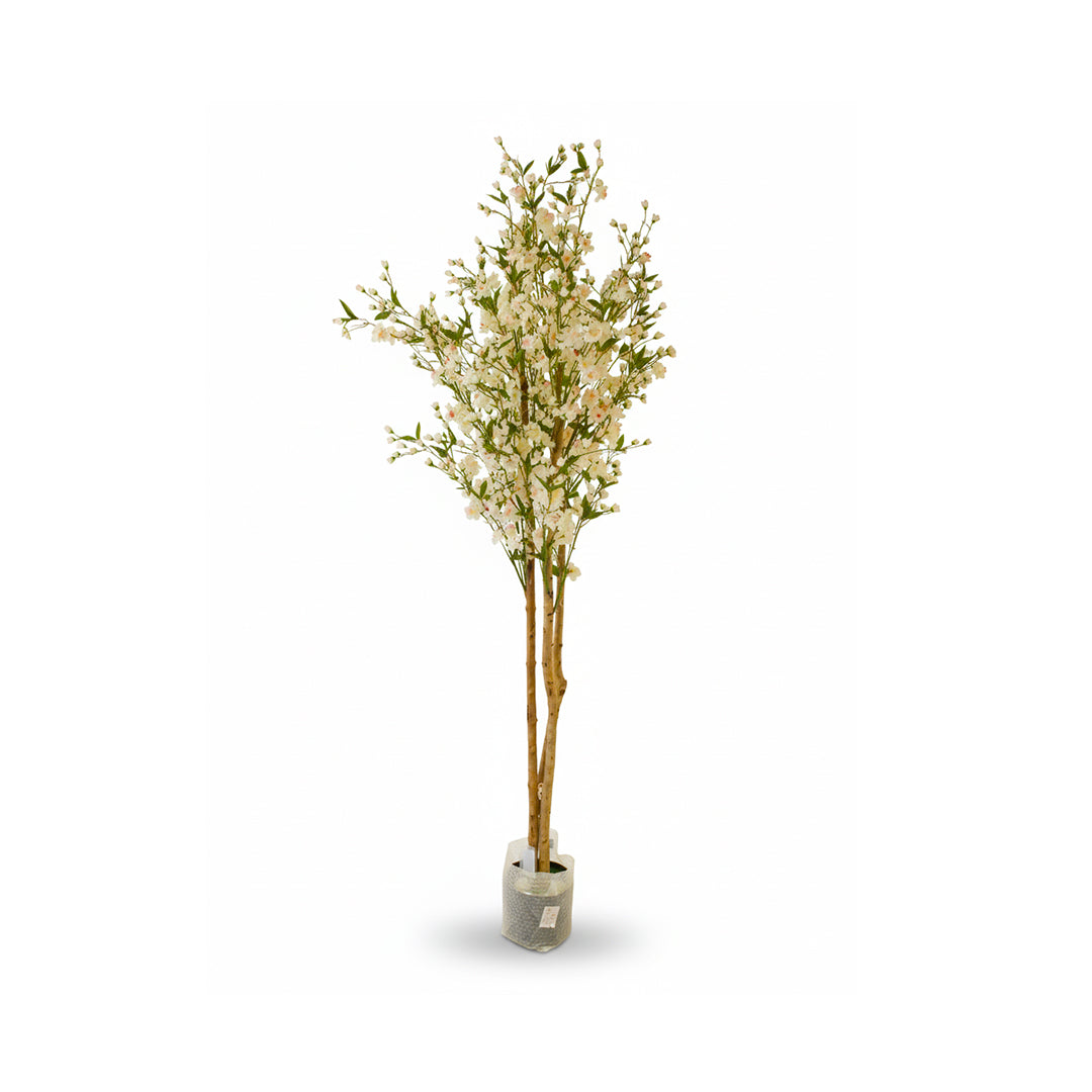 White Blossom Artificial Plant IDC241-A7